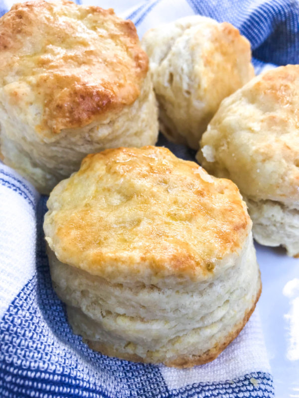 The best buttermilk biscuit recipe - moist, fluffly, golden, buttery ...