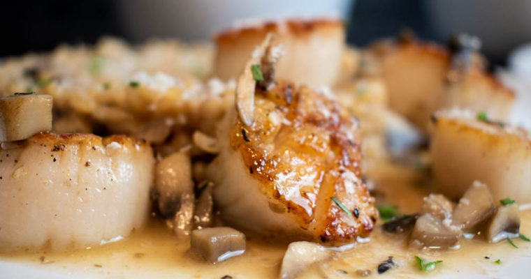 Scallops and Mushroom Risotto Recipe for a Memorable Date Night