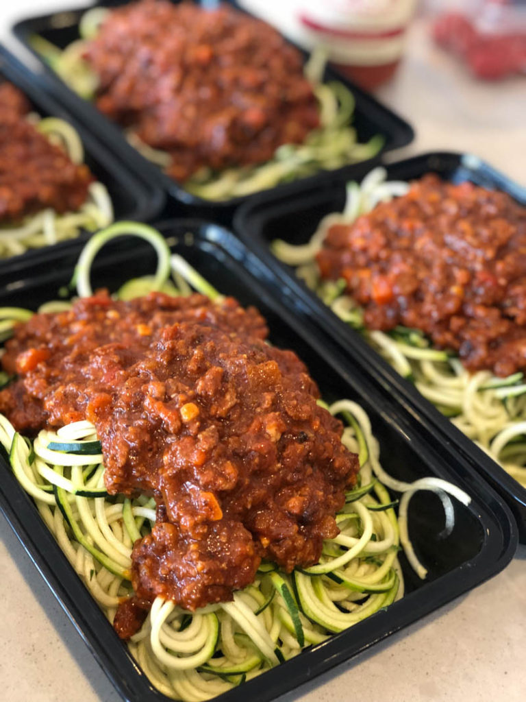 Low Carb Keto Pasta Bolognese - A Classic Healthy Recipe - Gluten Free