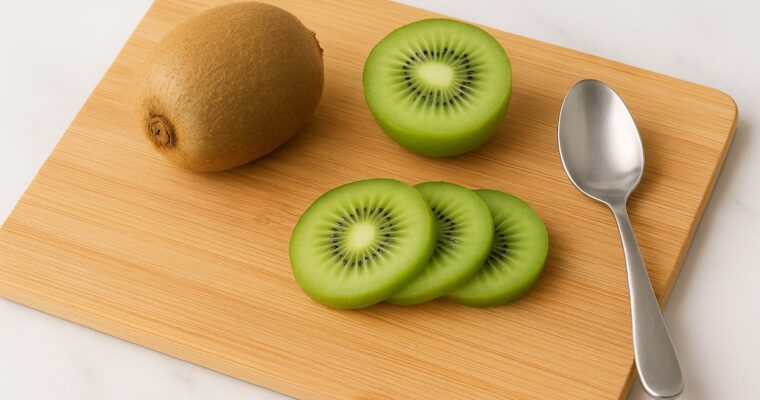 How to Peel a Kiwi in Seconds (Easy Spoon Hack!)
